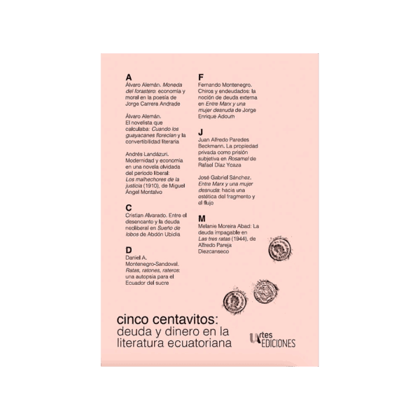 Cinco centavitos. Deuda y dinero en la literatura ecuatoriana